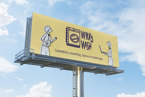 work & wash branding promocional